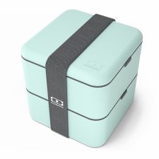 MONBENTO Square Collection Matcha - pastelowy zielony lunchbox