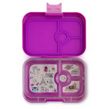 Yumbox Panino Bijoux Purple superszczelny lunchbox z 4 przegródkami
