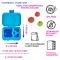 Yumbox Panino Neptune Blue lunchbox dla dzieci z 4 przegródkami (- 30 zł)
