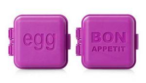 Foremki do jajek Monbento w kolorze fuksja (fiolet) - bez BPA