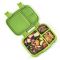 Szczelny, zielony lunchbox Bentgo Fresh z 3 przegródkami
