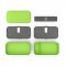 MONBENTO Original Collection - lunchbox w kolorze zielono-szarym