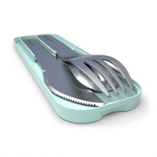 Sztućce stalowe MONBENTO Pocket - Matcha