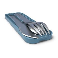 Sztućce stalowe MONBENTO Pocket - Denim