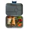 Zestaw Yumbox Tapas Flat Iron Grey New York z 4 przegródkami + dodatkowa wkładka z 5 przegródkami