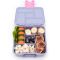 Duży lunchbox dla dzieci z 5 przegródkami - bentobox - Unicorn (Jednorożec)