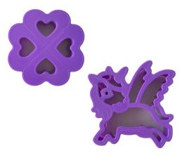 LUNCH PUNCH Drive wycinanki do kanapek i tostów - jednorożec i serca