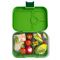 Yumbox Panino Avocado Green szczelny lunchbox dla dzieci z 4 przegródkami