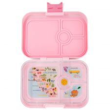 Yumbox Panino Hollywood Pink szczelny lunchbox dla dzieci z 4 przegródkami