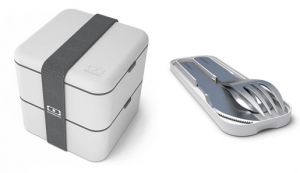 Zestaw Monbento Square + sztućce stalowe Monbento