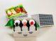 Dwupoziomowy lunchbox o pojemności 0,725 litra - tradycyjny japoński dom + wkład chłodzący