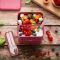 MONBENTO Square blush - bento lunch box 1,7 L (Made in France)