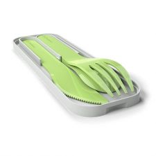 MONBENTO Pocket Color Apple - sztućce biodegradowalne