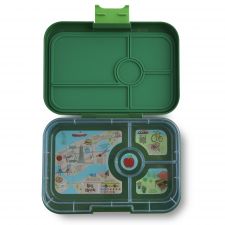 Duży lunchbox z 4 przegródkami - Yumbox Tapas Brooklyn Green NY