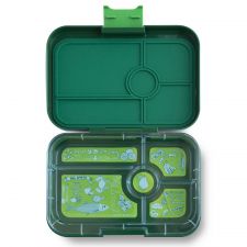 Duży lunchbox z 5 przegródkami - Yumbox Tapas Brooklyn Green